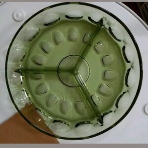 Hazelware Reflection Vintage Avocado Plates